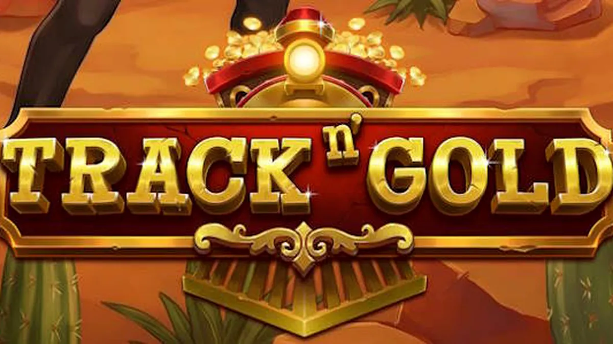 Tampilan antarmuka seluler permainan slot Track n’ Gold
